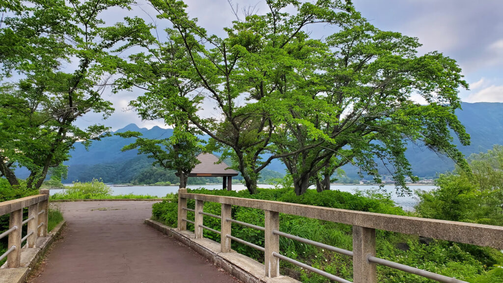 公園のちょっと離れたところの休憩所まで探検してきました♪