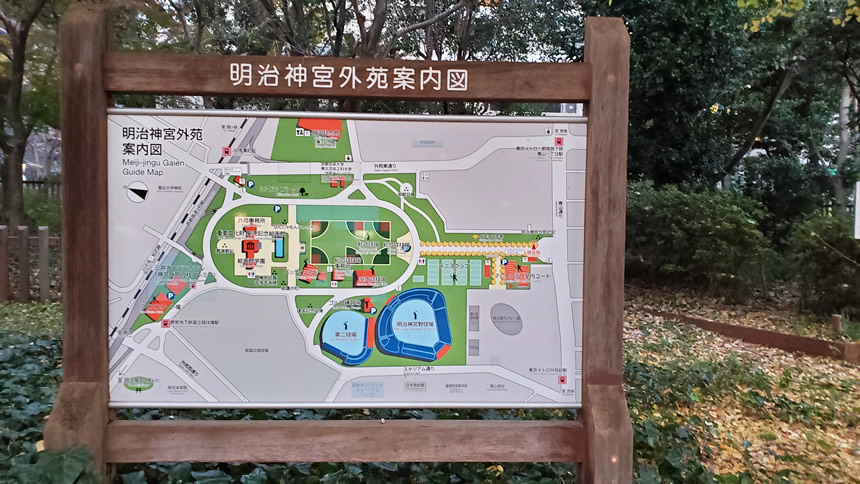明治神宮外苑案内図
